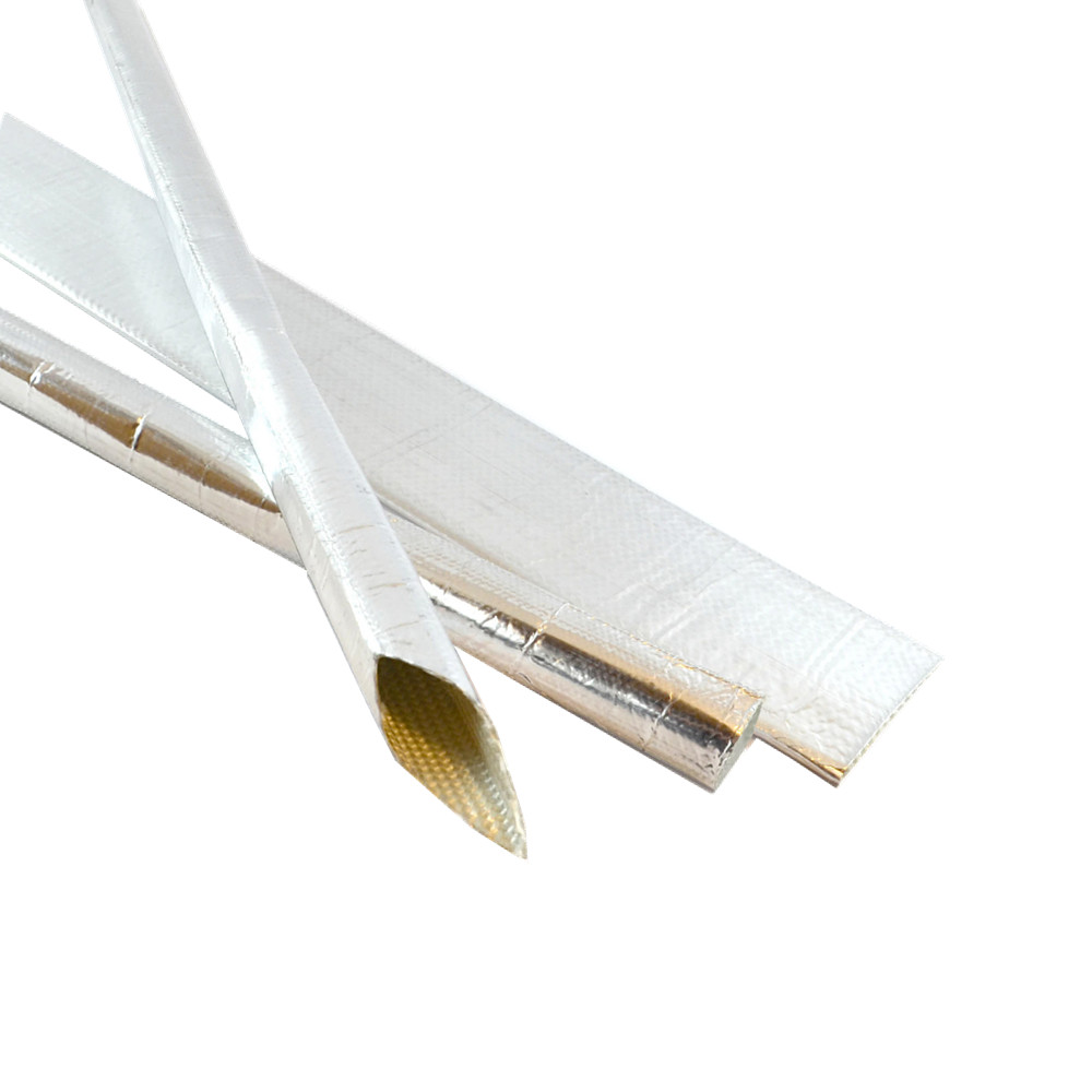Para que é usada a luva refletiva de calor tubular de alumínio?